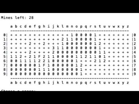 C Minesweeper With Code Youtube
