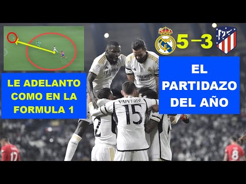 REAL MADRID 5 - 3 ATLETICO MADRID RESUMEN DEL PARTIDAZO DEL AÑO CON UN ...