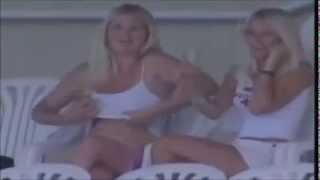 Girl Showing BOOBS on screen during ICC Cricket Worldcup 2015 Match