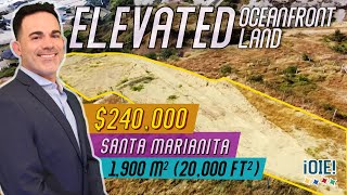 ¡OIE! $240K for 20,000 ft2 (1,900 m2) Beachfront Land in Santa Marianita #owninecuador #landforsale