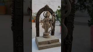 🚩अयोध्या में स्थित रामलला की मूर्ति बनाना सीखें/Let's Make Ram lala Idol #shorts #ramlala #clayart