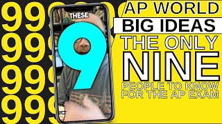 THERE ARE ONLY 9 PEOPLE YOU MUST KNOW FOR THE AP WORLD EXAM #apworld #apworldhistory
