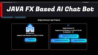 Custom AI Chat Bot using Gemini API on Java Fx Application
