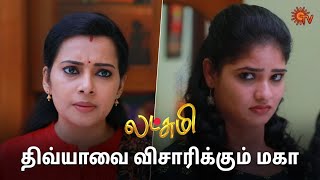 திவ்யா சொல்றது உண்மை தானா? | Lakshmi  - Semma Scenes | 21 May 2024 | New Tamil Serial | Sun TV
