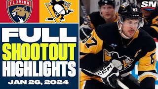 Florida Panthers at Pittsburgh Penguins | FULL Shootout Highlights - January 26, 2024