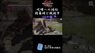 咆哮への対処！ハンマー編【モンハン】【サンブレイク】 #shorts #monsterhunter  #sunbreak #サンブレイク #ハンマー