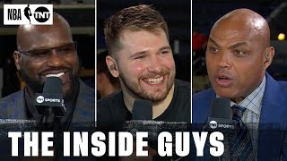 "I Can Move Faster Than Him" 👀 | Luka joins Inside after his Game-Winner Over Gobert | NBA on TNT