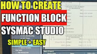 Sysmac Studio Function Block | X-Garage