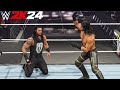 Seth Rollins vs Roman Reigns WWE 2K24 #wwe2k24 #wwe #romanreigns