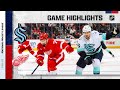 Kraken @ Red Wings 12/1/21 | NHL Highlights