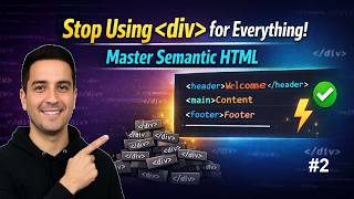 Semantic HTML Full Tutorial – Headers, Sections, and More