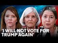 Meet the Republican women not voting for Trump