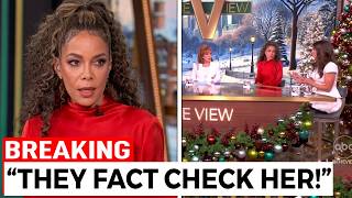 Sunny Hostin ERUPTS when Hosts EXPOSES Her Lies On Live TV!