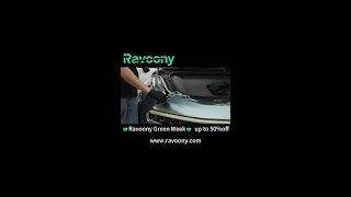 Ravoony Green Car Vinyl Wrap💫ravoony.com👉All order enjoy 12% off,code: RAVYT