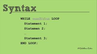 PL SQL tutorial 12 PL SQL WHILE Loop in Oracle Database
