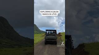 Kualoa Ranch, HI in a UTV