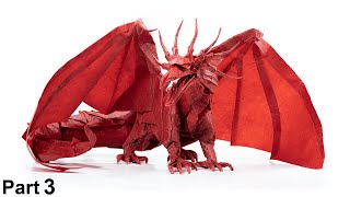 Origami Ancient Dragon (Satoshi Kamiya) part 3