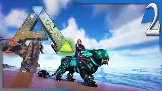 ARK: Survival Evolved | 1220 MYTH-SABERTOOTH TAME!! |  Pooping Evolved EXCORE 2