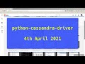 python-cassandra-driver