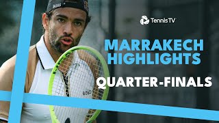 Berrettini vs Sonego; Navone & Carballes Baena Feature | Marrakech 2024 Quarter-Finals Highlights