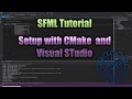 How to Setup SFML in a Visual Studio CMake Project | SFML Tutorial | gamedev | Visual Studio CMake