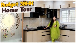 3BHK బడ్జెట్ హోమ్ టూర్ | [బడ్జెట్] కింద | ఇంటీరియర్ డిజైన్ ఐడియాస్