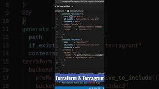 Terragrunt and Terraform #devops #docker #shorts #kubernetes #aws #javascript #programming #coding