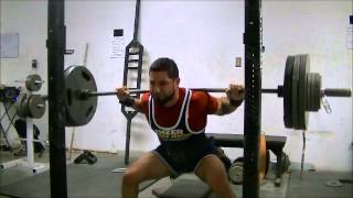 heavy squats 385lbs for 3