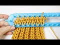 Rake Loom Basics: Brioche Stitch