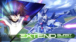 「EXVSMBON」Strike Freedom Gundam Gameplay【Closed Network Test】