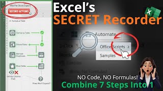Make Excel Remember Your Tasks Automatically (Office Scripts. No Coding!)⚡