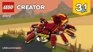 LEGO instructions - Creator - 31073 - Mythical Creatures (Book 2)
