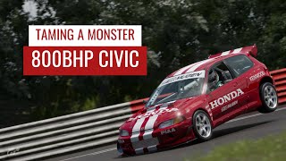 Gran Turismo 7 - Taming A Monster - 800BHP RCR Civic