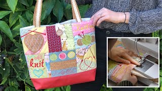 DIY Tote Bag w/ In the Hoop Blocks - Beginner's Sewing Tutorial