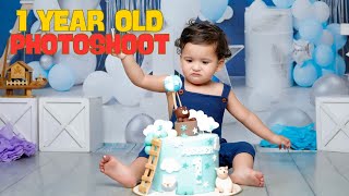 Baby Asher's 1 YEAR OLD PHOTOSHOOT! (So Adorable)