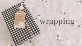 【作業動画】100均アイテムでプレゼントをラッピングしていく作業動画｜wrapping