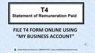 Submit T4 Online
