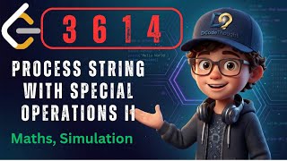 LeetCode 3614 : Process String with Special Operations II | Reverse Tracing Math | Java C++ Python