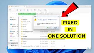 Fix You Don't have permission to Access This folder | FIXED