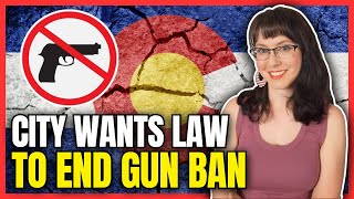 City Wants Law to Stop Gun Ban