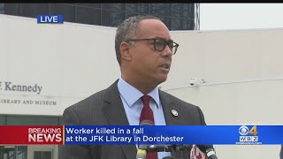Window washer dies in fall at JFK Library in Boston