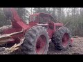 230 timberjack skidder logging and a farm surprise