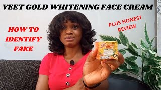 VEET GOLD FACIAL WHITENING AND SPOT REMOVAL CREAM REVIEW |  + How to identify the original cream.