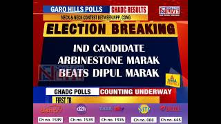 GHADC Polls: Arbinestone Marak defeats NPP candidate Dipul Marak