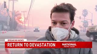 LA schools start to reopen as gusty winds pick up amid wildfires