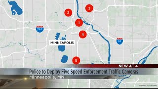 Minneapolis police to install five speeding traffic cameras this fall