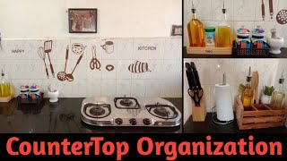 கிட்சன் மேடை அலங்காரம் | Kitchen Counter Top Organisation