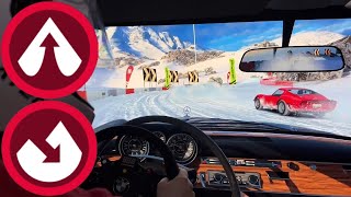 Forza Horizon 3 Blizzard Mountain All Hill Climb + Descent Routes No HUD W/ Wheel Cam