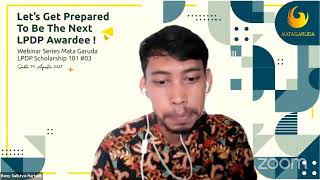 Webinar Series Mata Garuda LPDP 101 #03 dengan tema \