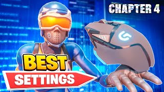 The *BEST* KEYBOARD \u0026 MOUSE SETTINGS (Fortnite Chapter 4) | Pxlarized